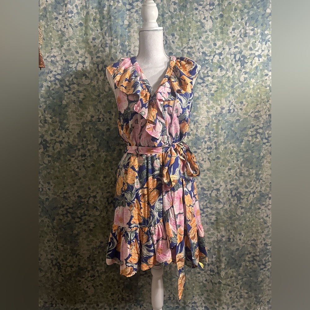 Cecilia Pettersson for Anthropologie Floral Dress L